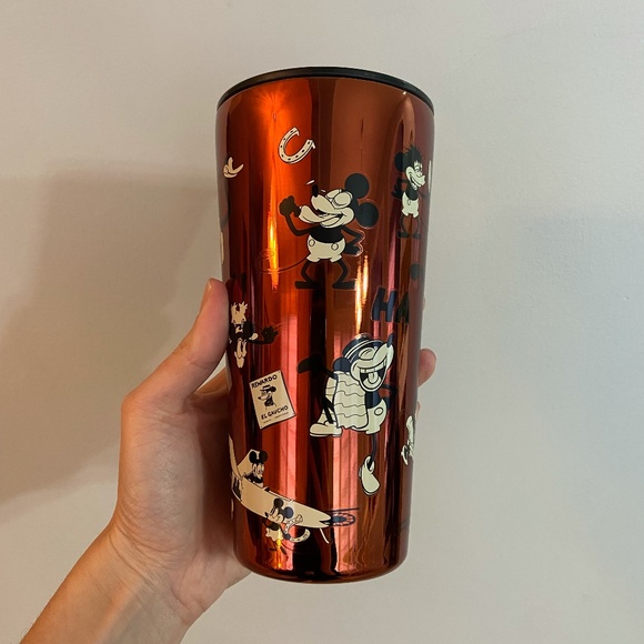 Disney Parks Retro Mickey Mouse Stainless Steel Travel Mug with Lid - Picture 2 of 10